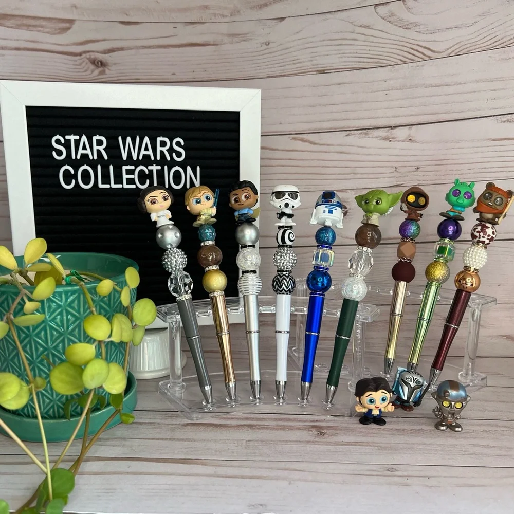 Personalized “Princess Leia” Beaded Pen - Disney Doorables/Star Wars Collection